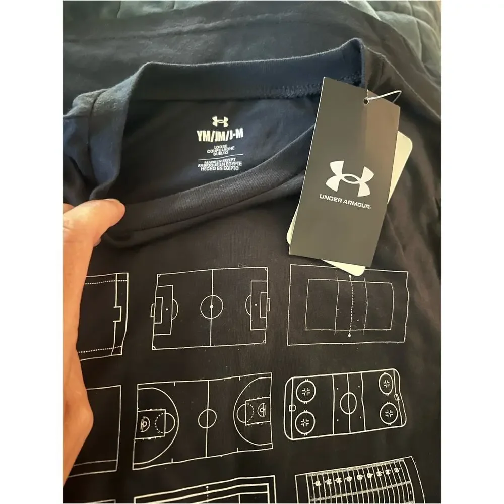 Under Armour Court Tee & Velocity Shorts, Medium (10-12Y) - NWT